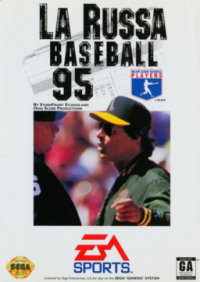 La Russa Baseball 95 Sega Genesis US box art